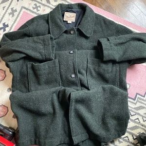 Woolrich calf length wool coat